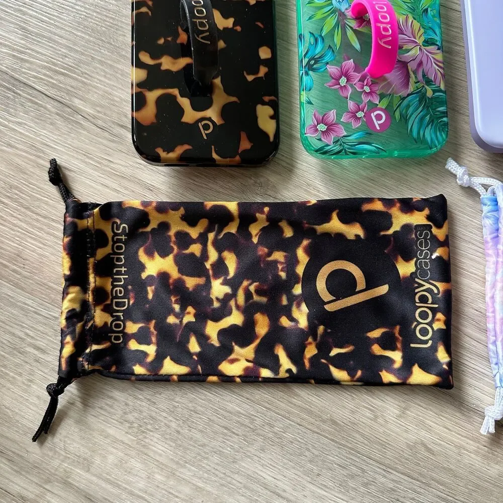 Loopy Phone Cases & Pouches 4 Cases & 2 Coordinating Pouches iPhone 13 6.1PRO R